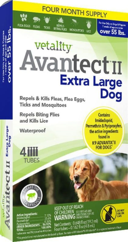 Vetality Avantect Ii For Dogs SM 4-10lb