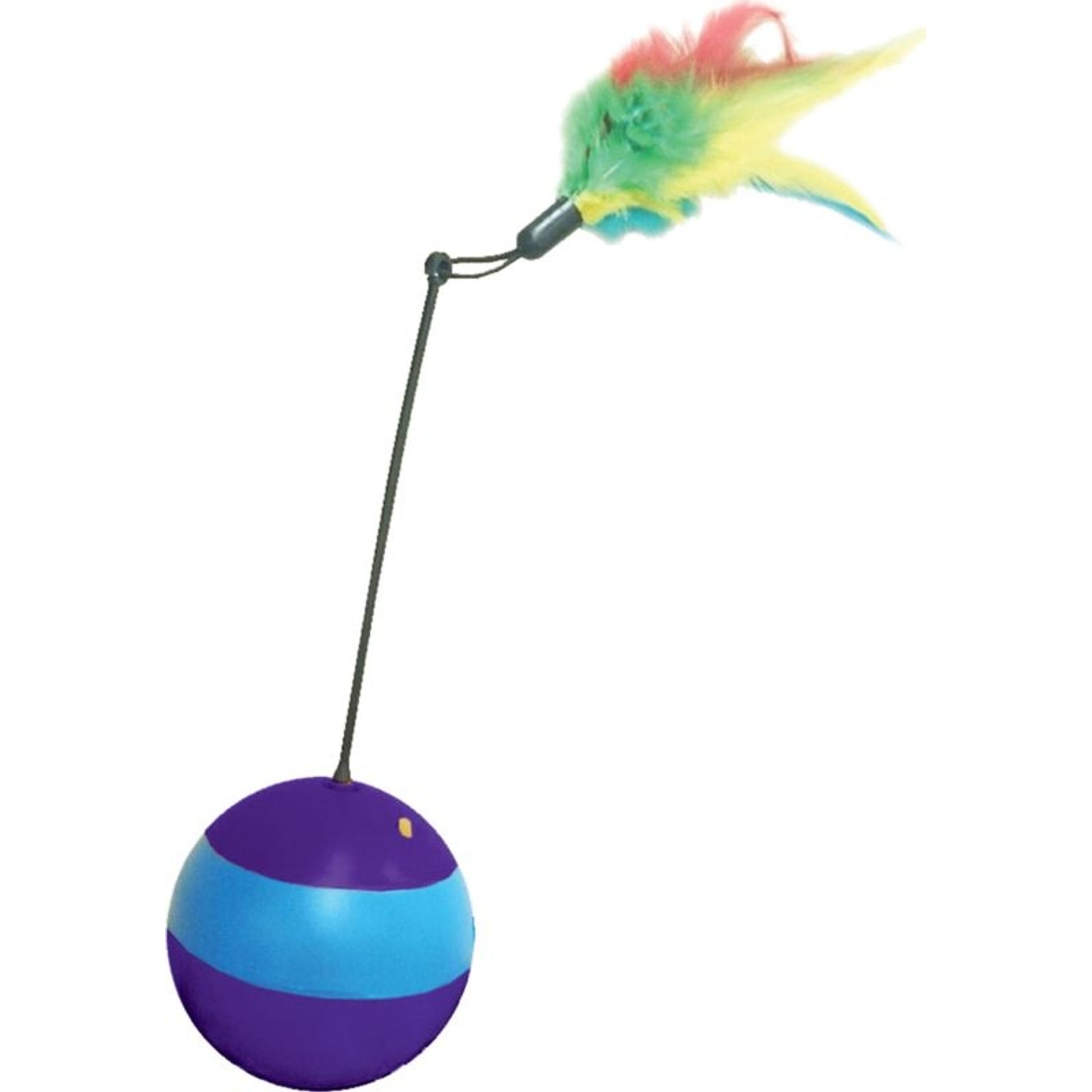Spin About Motorized Cat Ball Purple/Blu