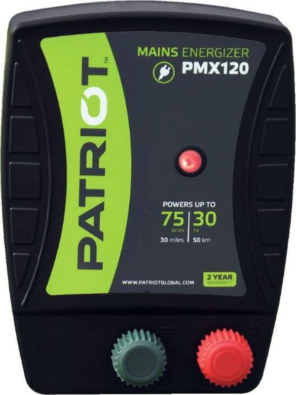 Patriot Pmx120 Energizer Ac 1.2J Output Black