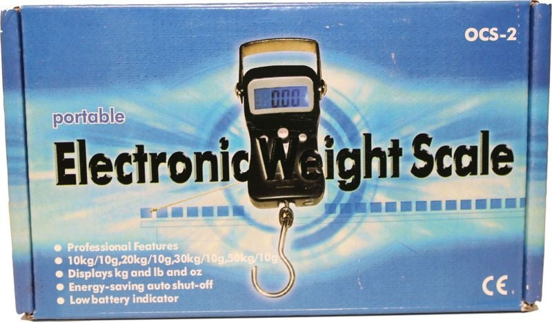 Digital Hanging Scale 110lb Black