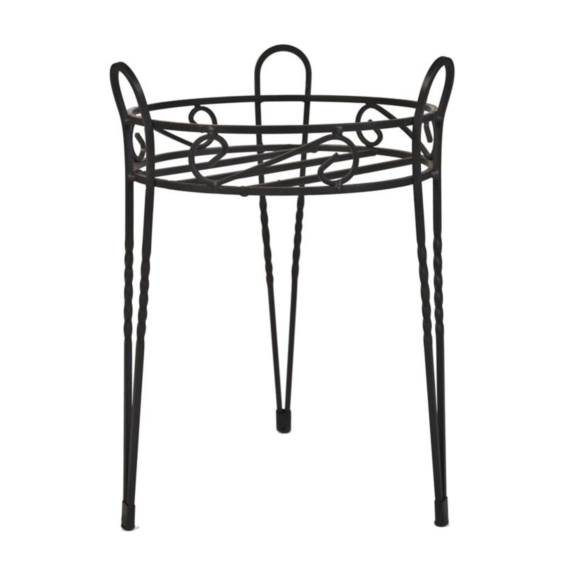 Panacea 21in Heavy Duty Plant Stand Black