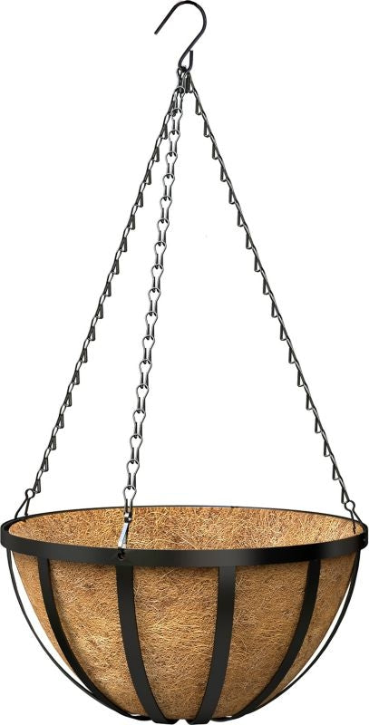 English Wide Band Hanging Basket Coco Liner 12in