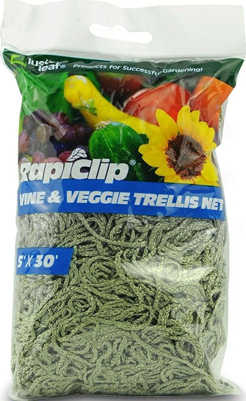 Vine And Veggie Trellis Netting 5ftx30ft Green