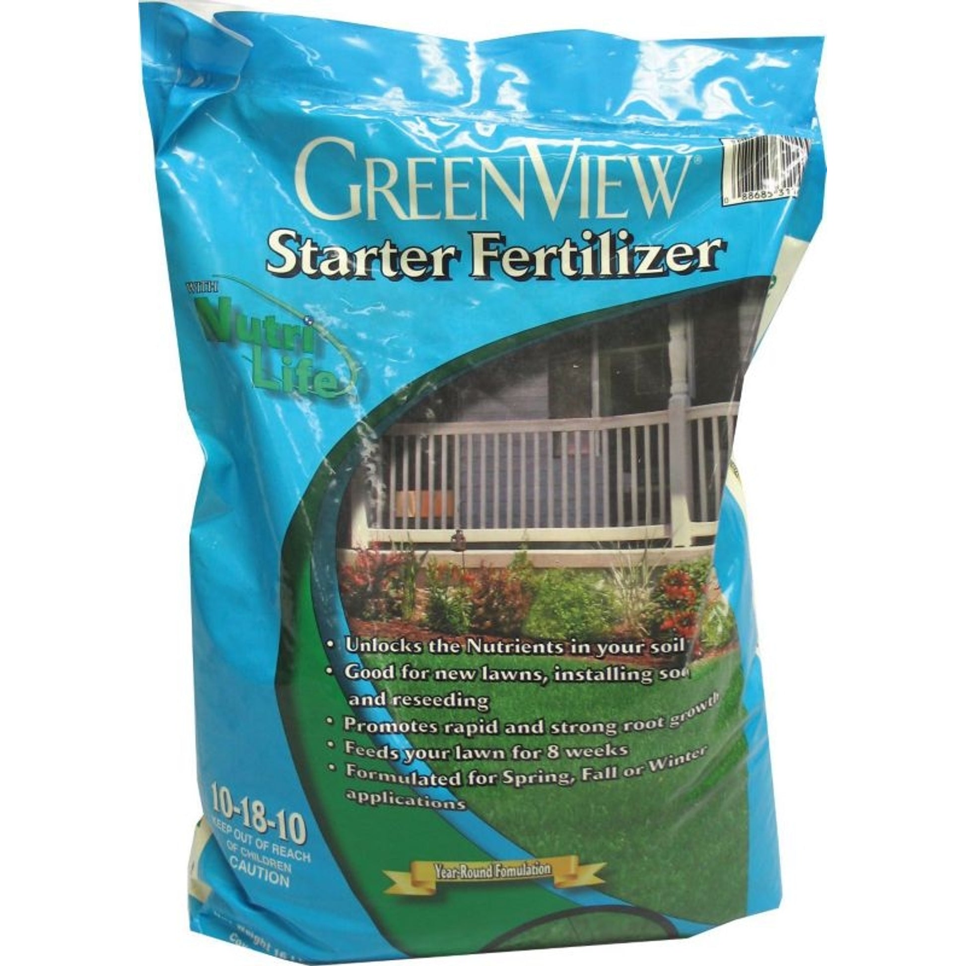 Greenview Starter Fertilizer 10-18-10 15000 Sqft
