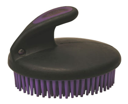 Palm-held Fine Curry with Sm Rubber Bristles