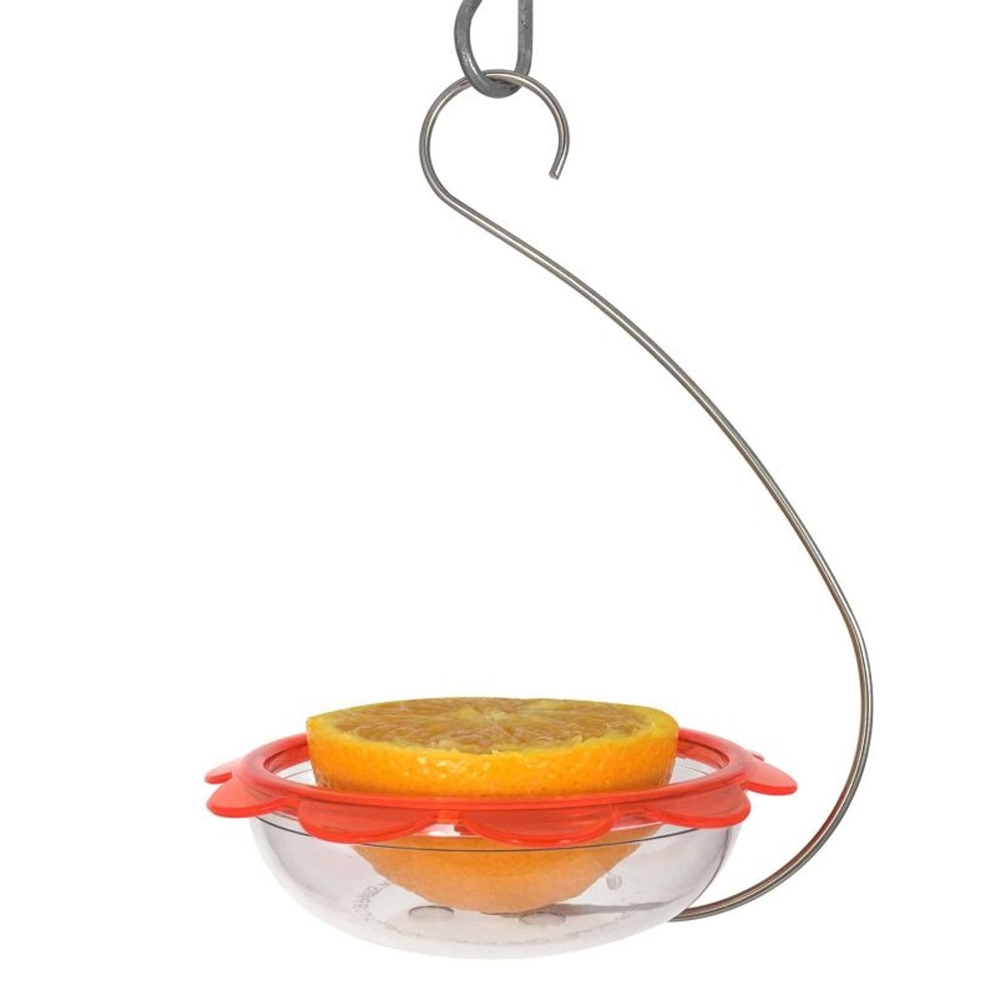 Bos Marmalade Hanging Oriole Feeder 5 Clear/Orange