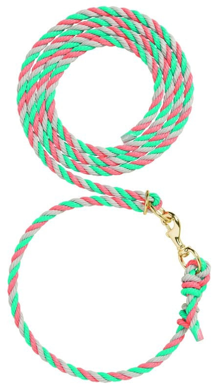 Livestock Adjustable Poly Neck Rope 1/2 x 10ft Brn