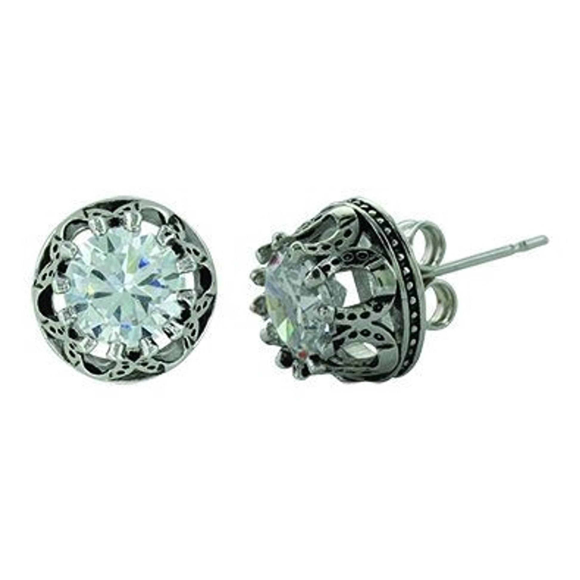 Montana Silver Lucky Water Horseshoe Post Earrings