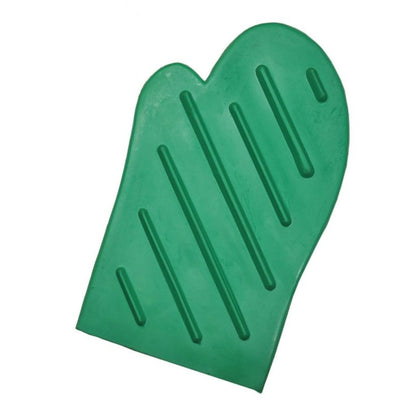 Swetnomor Rubber Grooming Glove Large Green