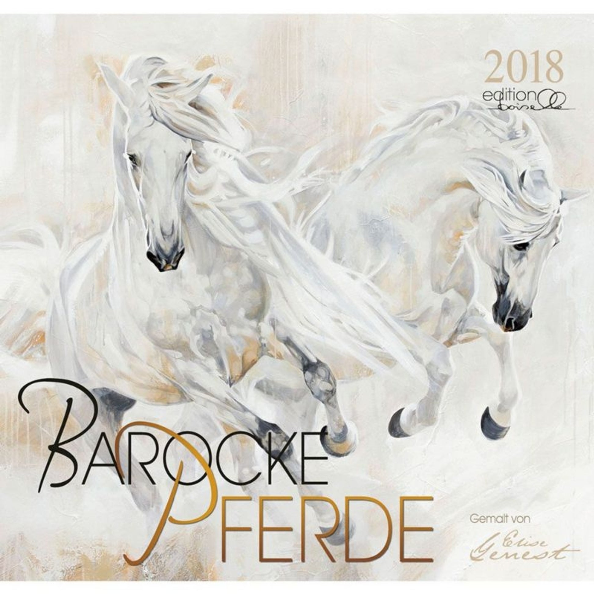 Boiselle Calendar Baroque Horses Elise Genest 2018