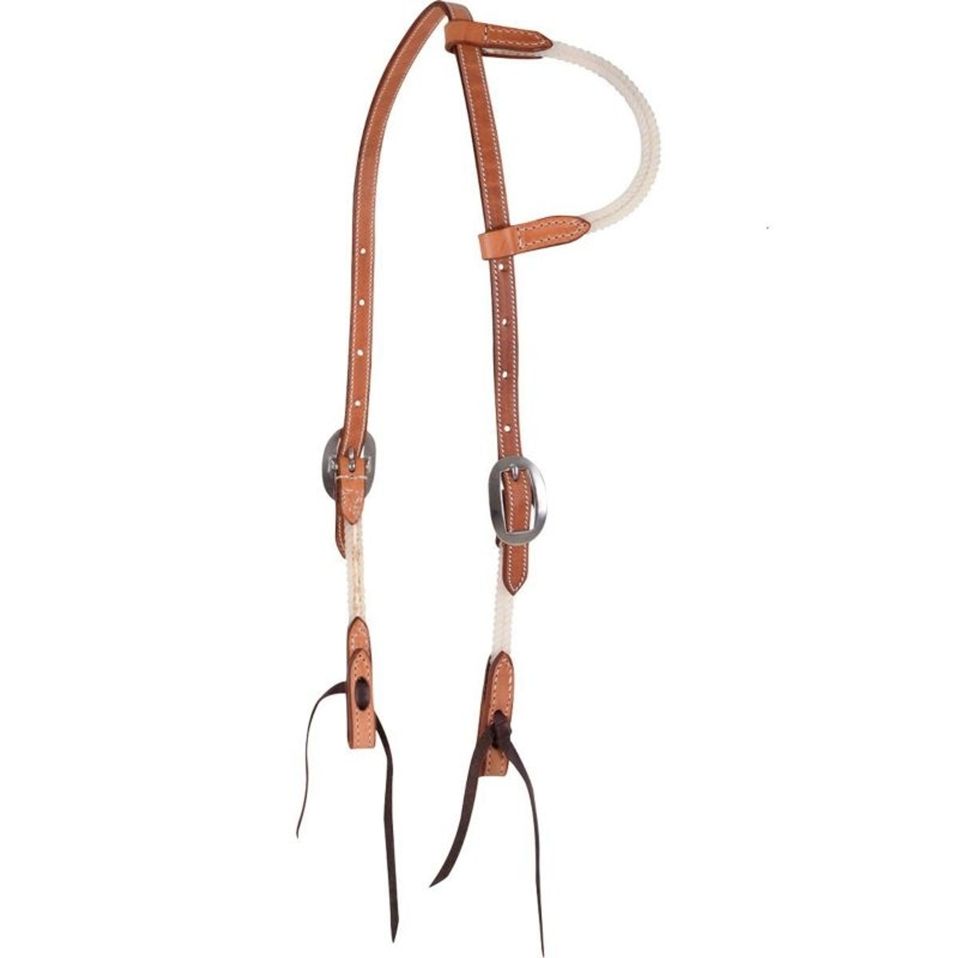 Martin Slip Ear Rope/Leather Headstall Natural