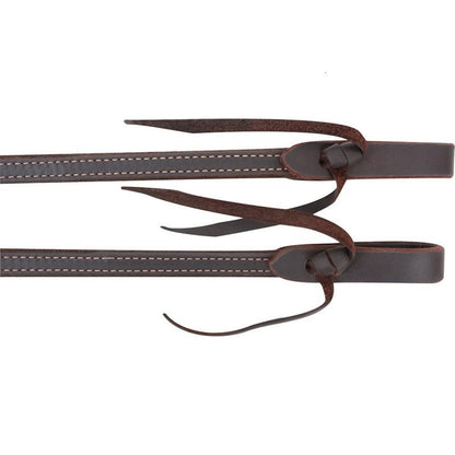 Doubled And Stitched 5/8 Latigo SplitRein Heavy Br
