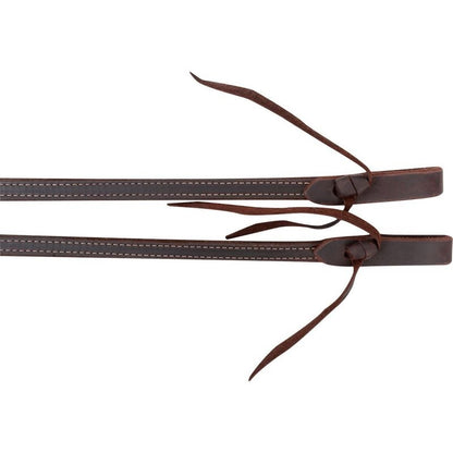 Doubled And Stitched 5/8 Latigo SplitRein Heavy Br