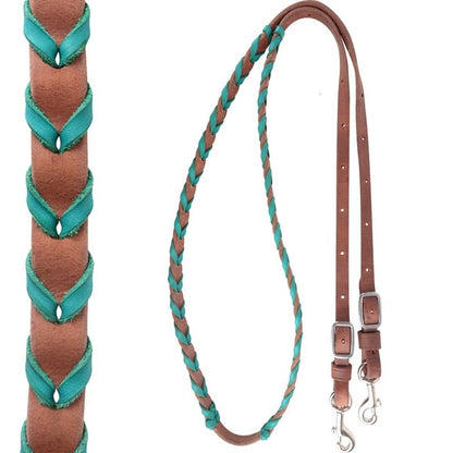 Martin Saddlery Laced Harness Barrel Reins