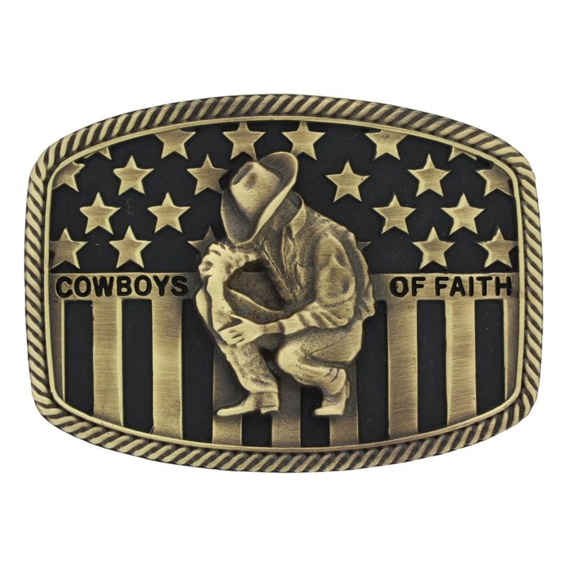 Attitude Heritage Cowboys Of Faith Buckle Br