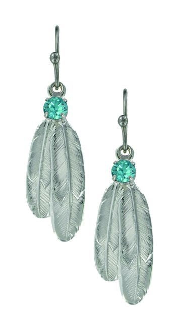 MontanaSilversmith Gift Of Freedom Feather Earring