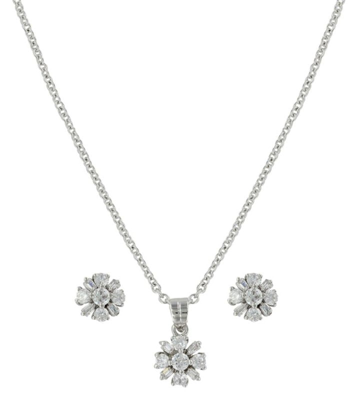 Montana Silversmiths Flower Cluster Jewelry Set