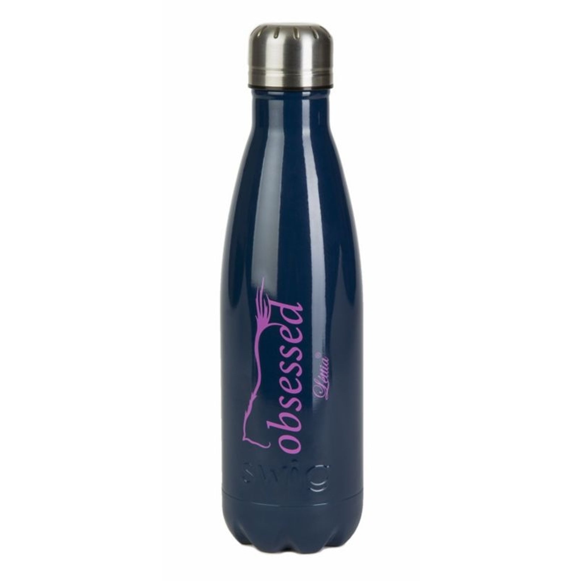 Lettia Stainless Steel Water Bottle 17oz Bk/Wh