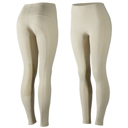 Horze Ladies Bianca Light Knee Patch Tights 26 Bk