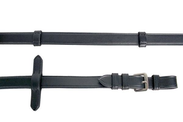 Nunn Finer Dressage Rein Without Stops 5/8 Black