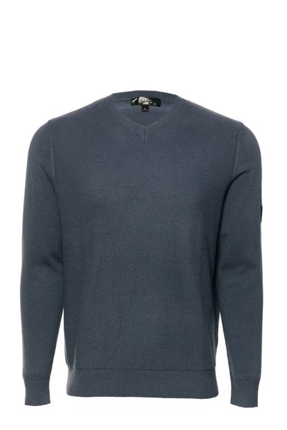 Horseware Mens Milano Classic VNeck Sweater L Blue