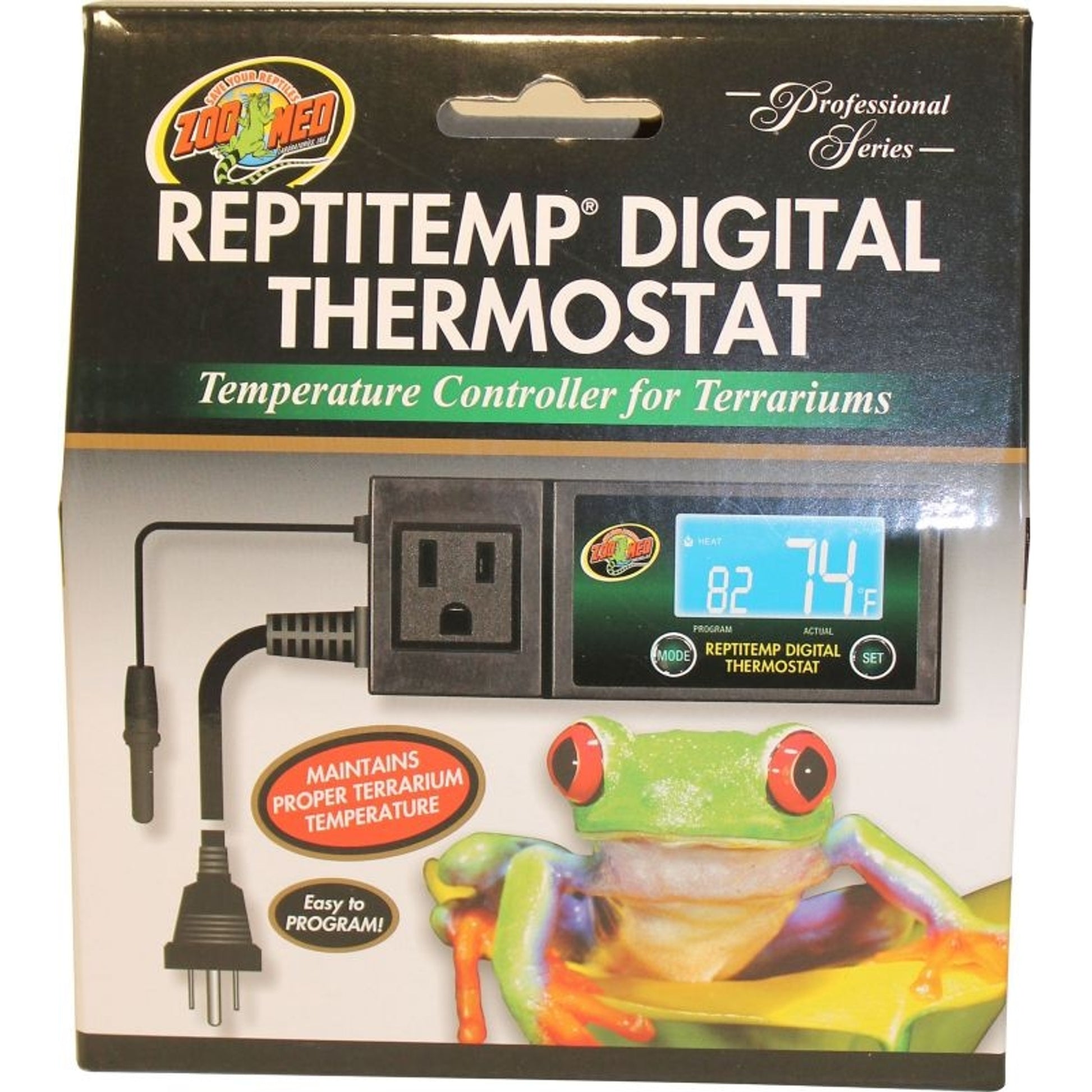 Reptitemp Digital Thermostat Black