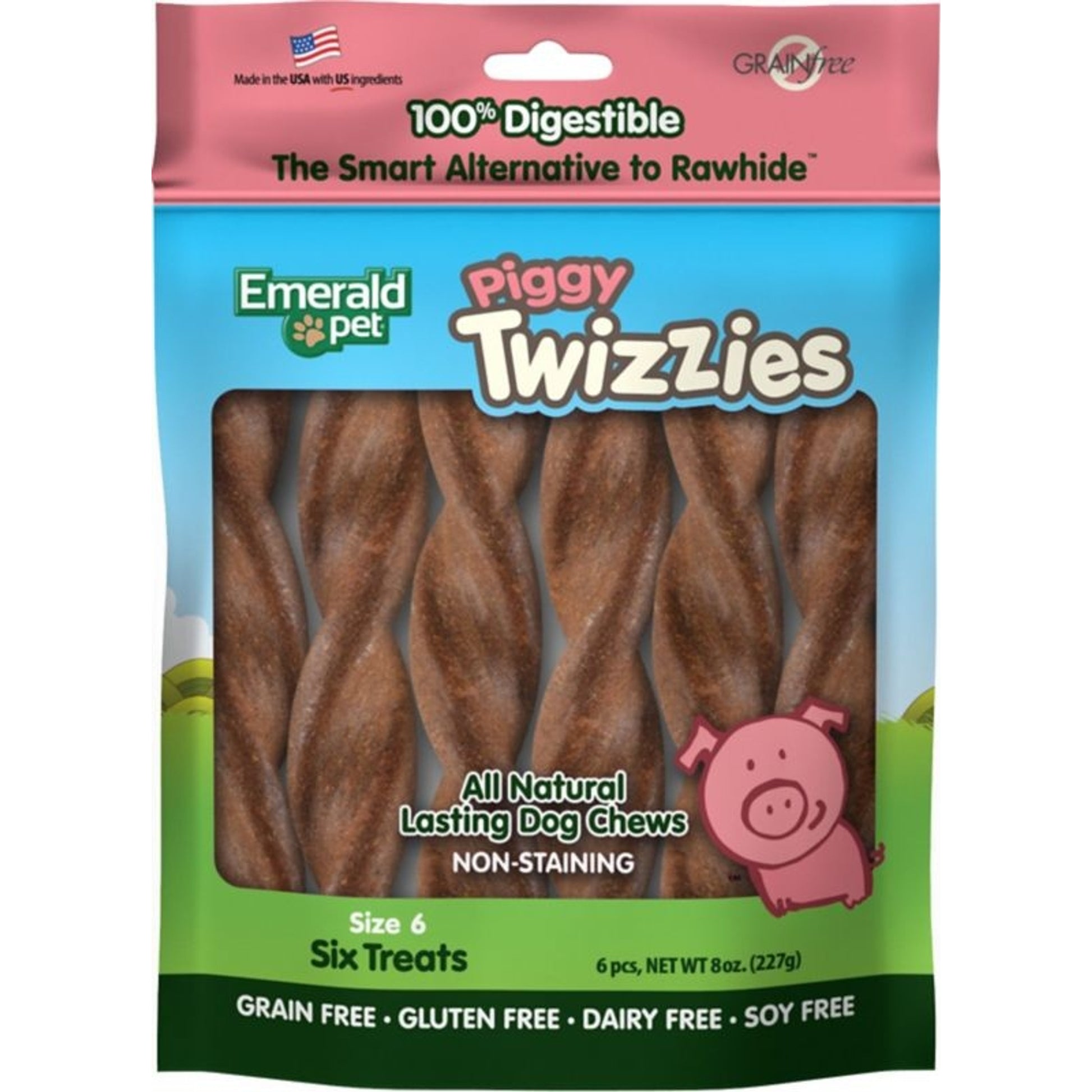 Twizzies Sticks 6 inch Piggy