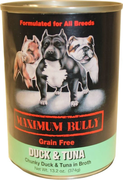 Maximum Bully Canned Dog Food 13.2oz Tuna/Chicken