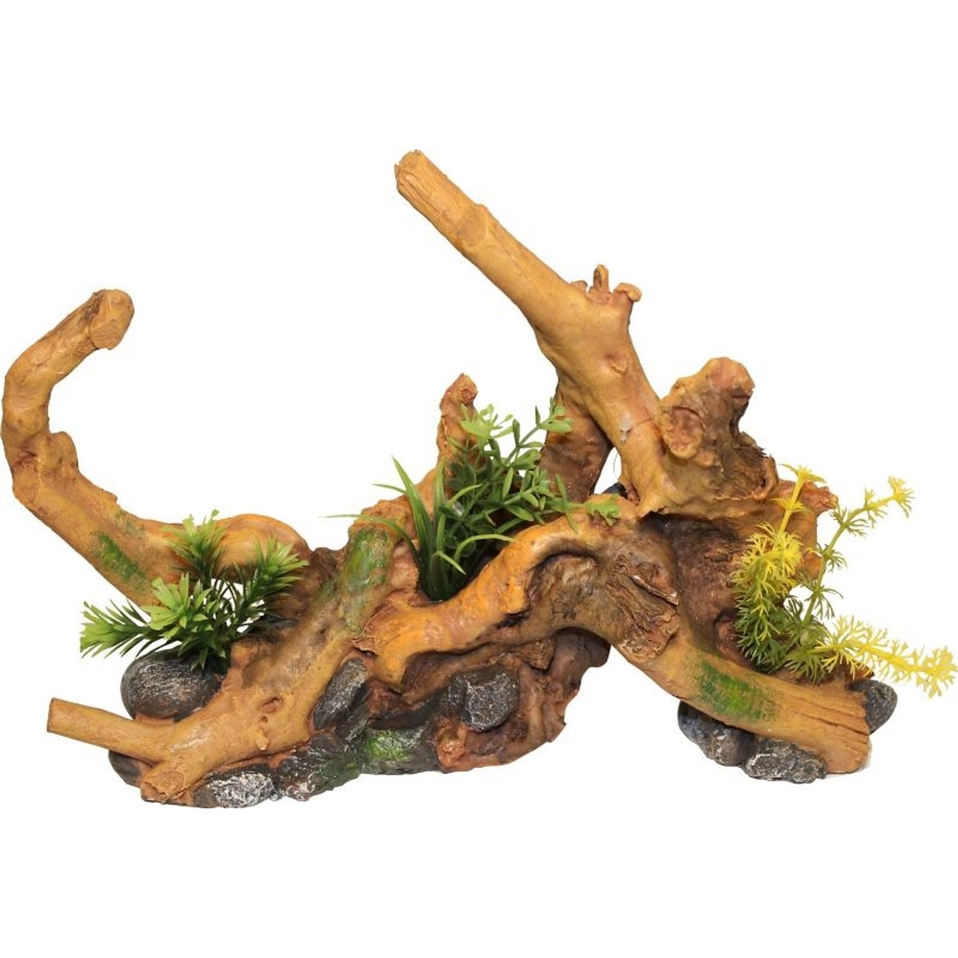 Driftwood Centerpiece With Plants Large Natural