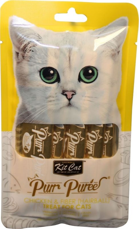 Purr Puree Treat For Cats 5 Pack Chicken/Fiber