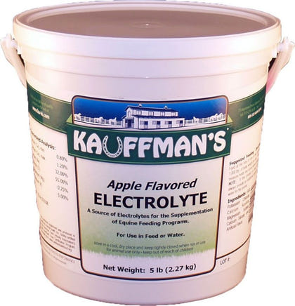 Kauffmans Apple Electrolyte 15 lb Apple