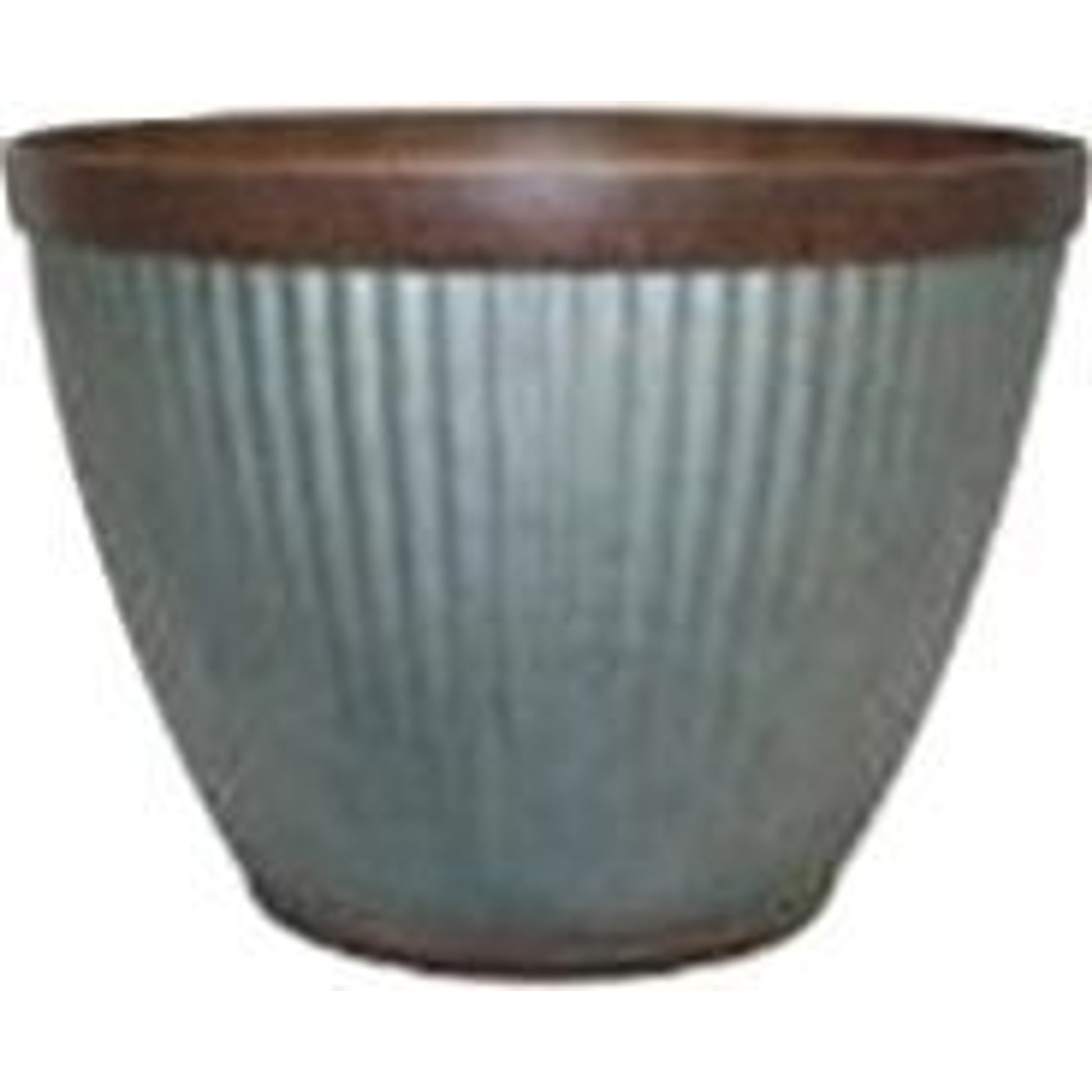 Westlake Round Planter 15IN Galvanized