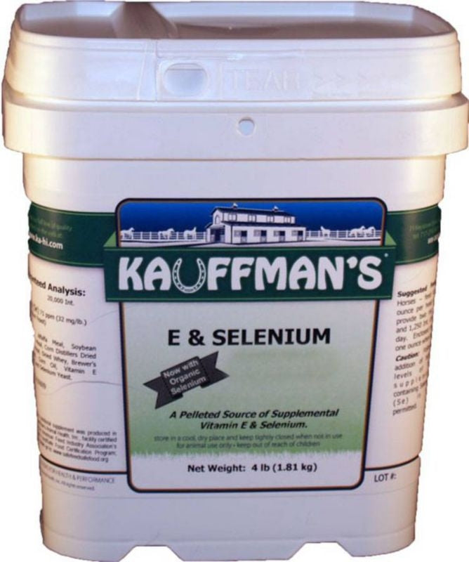 Kauffmans Vitamin E and Selenium Pellets 25 lb