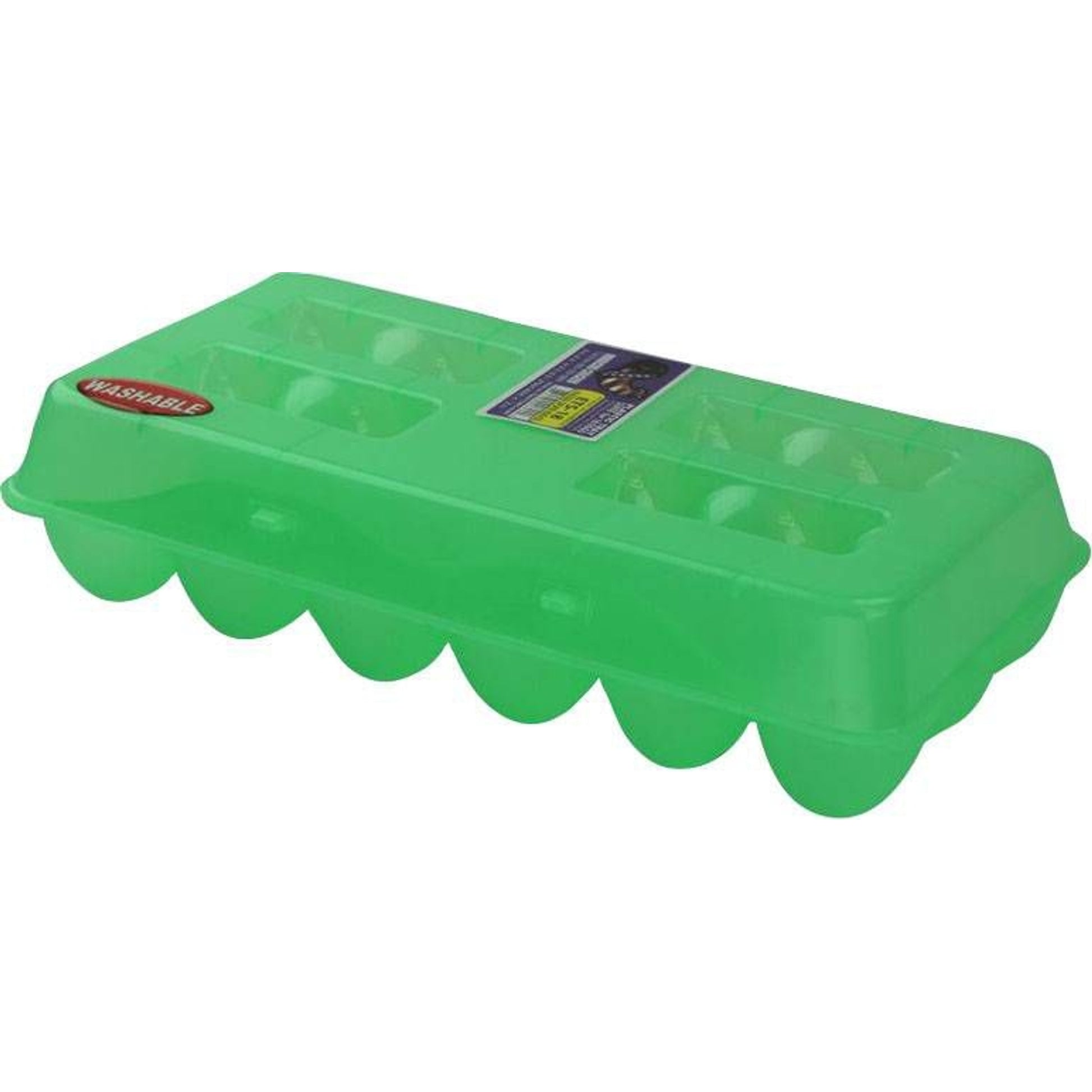 Egg Carton Plastic 18 Green
