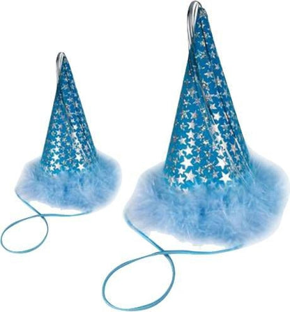 Party Hat Blue Stars Large Blue
