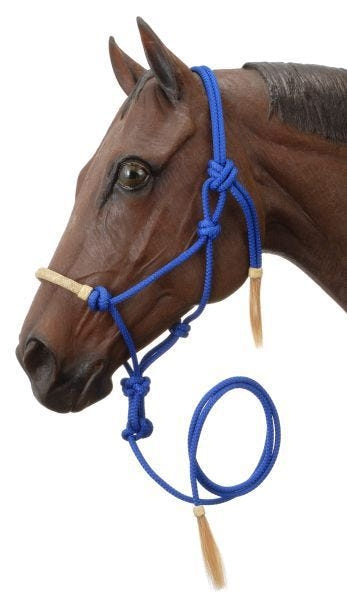 Tough1 Rawhide Noseband Rope Halter