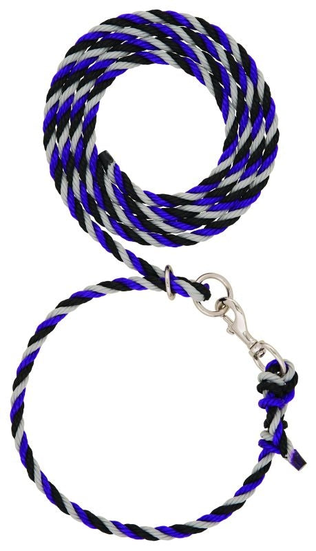 Livestock Adjustable Poly Neck Rope 1/2 x 10ft Brn