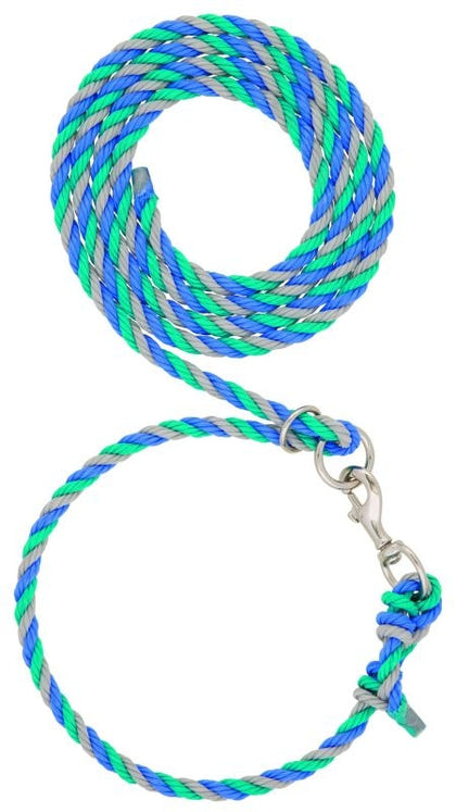 Livestock Adjustable Poly Neck Rope 1/2 x 10ft Brn