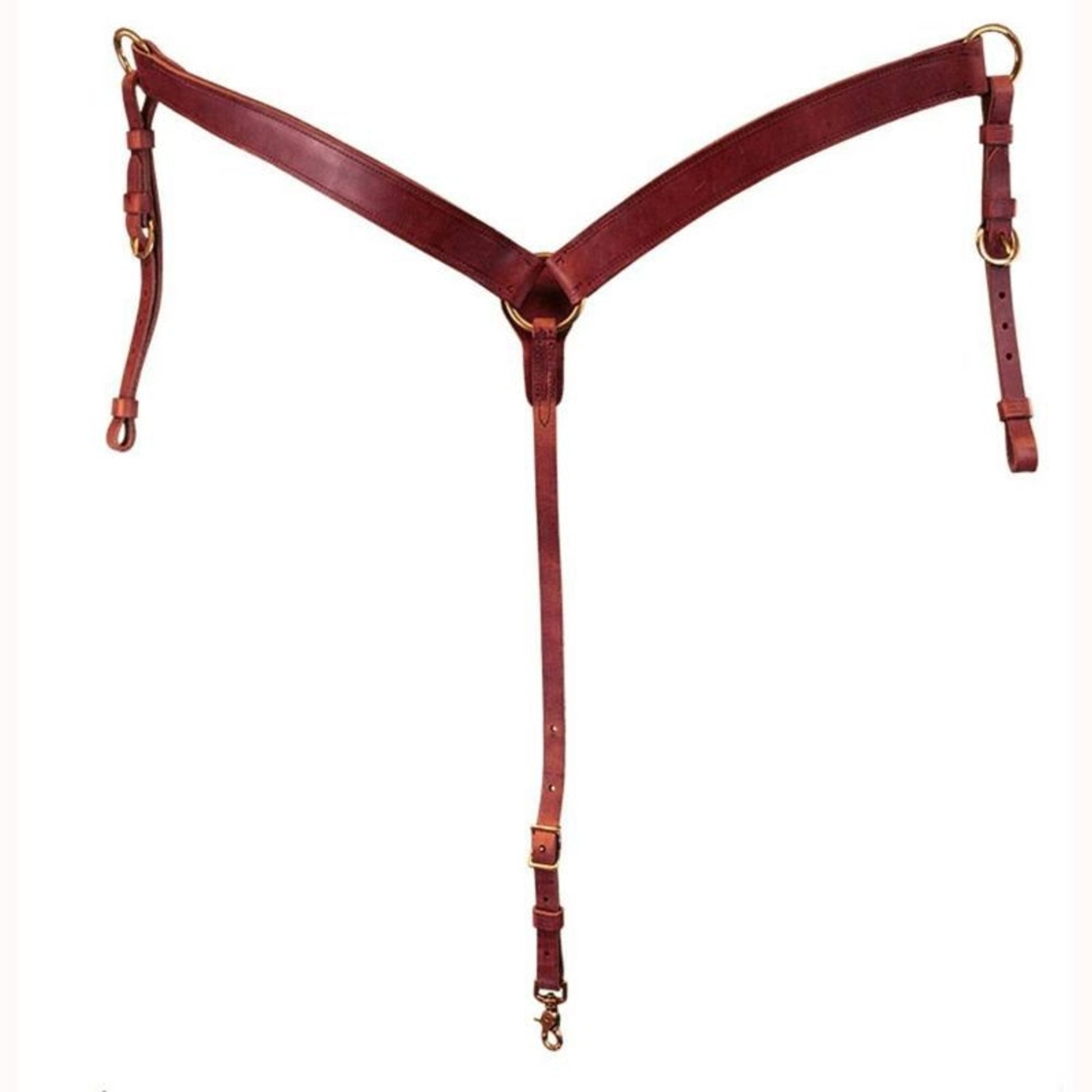 Western Breast Collar Latigo Leather Horse