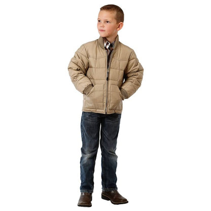 Roper Boys Rangegear Down Jacket MD Brown