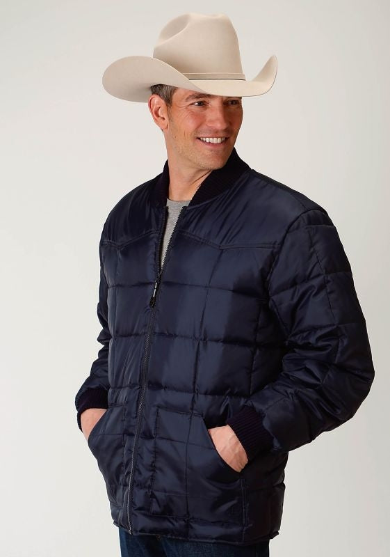 Roper Mens Rangegear Down Jacket LG Navy