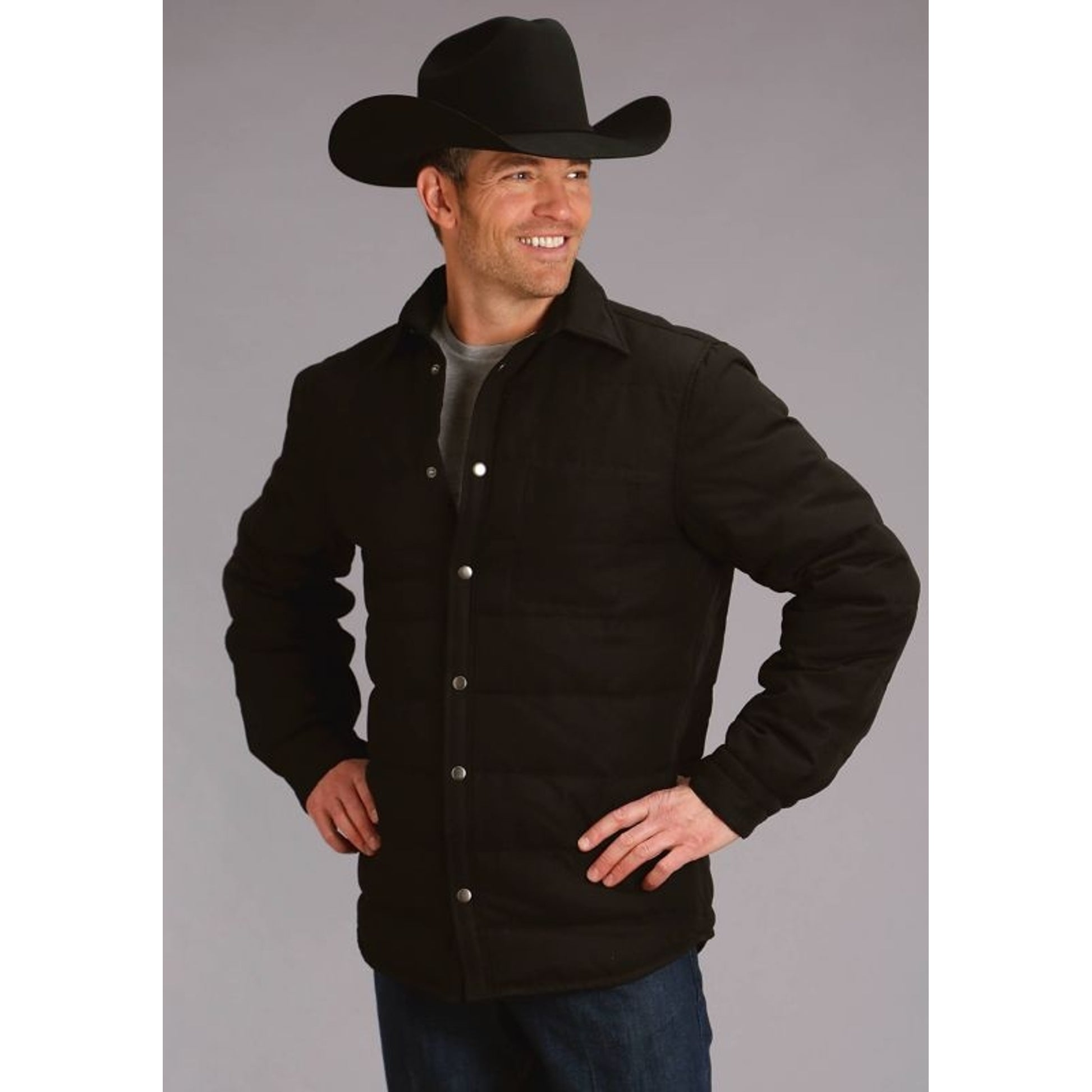 Stetson Mens Suede Bomber Jacket SM Brn