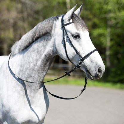 Horze Leather Bitless Bridle Cob Black