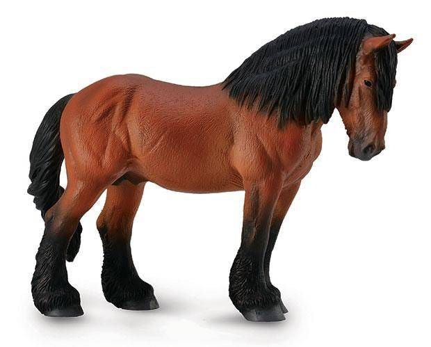 Breyer by CollectA - Bay Ardennes Stallion 6.6"L x