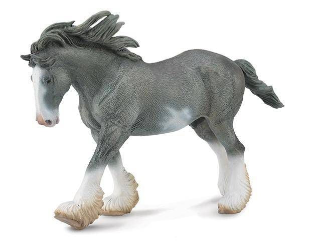 Breyer by CollectA - Black Sabino Clydesdale Stall