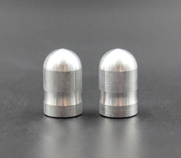 Tech Milan Spurs Replacement Tips Flat Silver