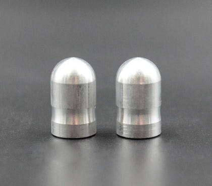 Tech Milan Spurs Replacement Tips Flat Silver