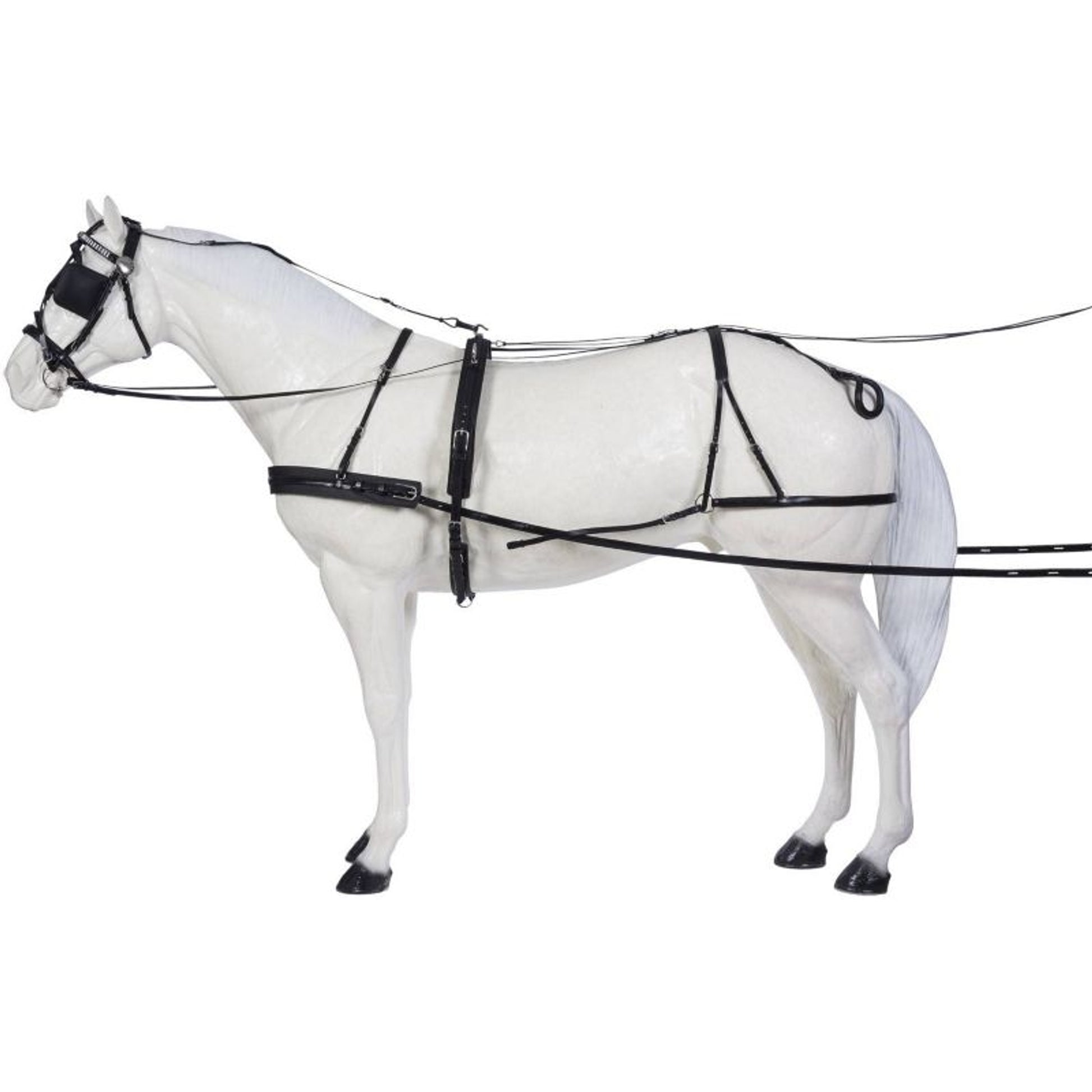 Tough1 Bio-Thane Horse Harness Black