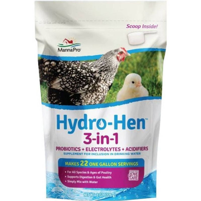 Manna Pro HydroHen 3in1 Supplement 8 oz