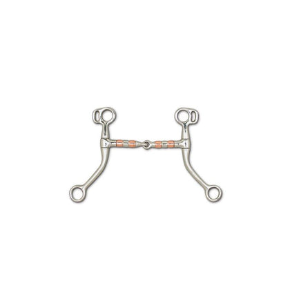 Toklat Swept Back Shank Roller Snaffle 5 Brn